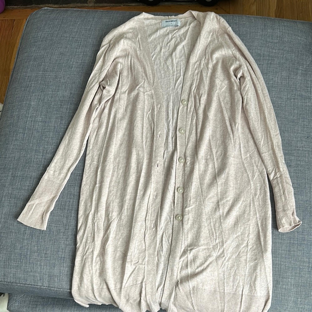 Light Tan Long Cardigan